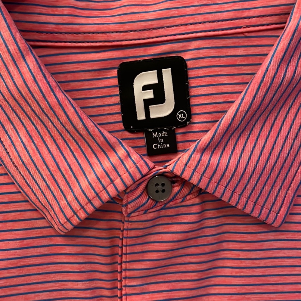 Footjoy golf polo with Bandon Dunes logo